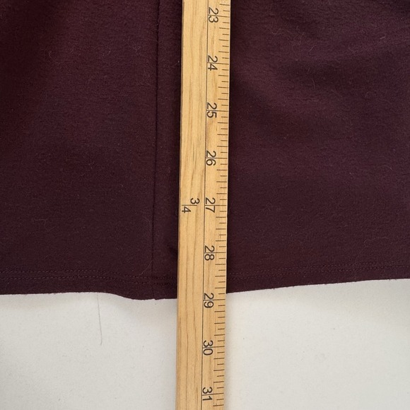 Torrid Open Draped Sweater Women's  Size 3X Burgundy Pockets Long Sleeve Cozy - Picture 8 of 11